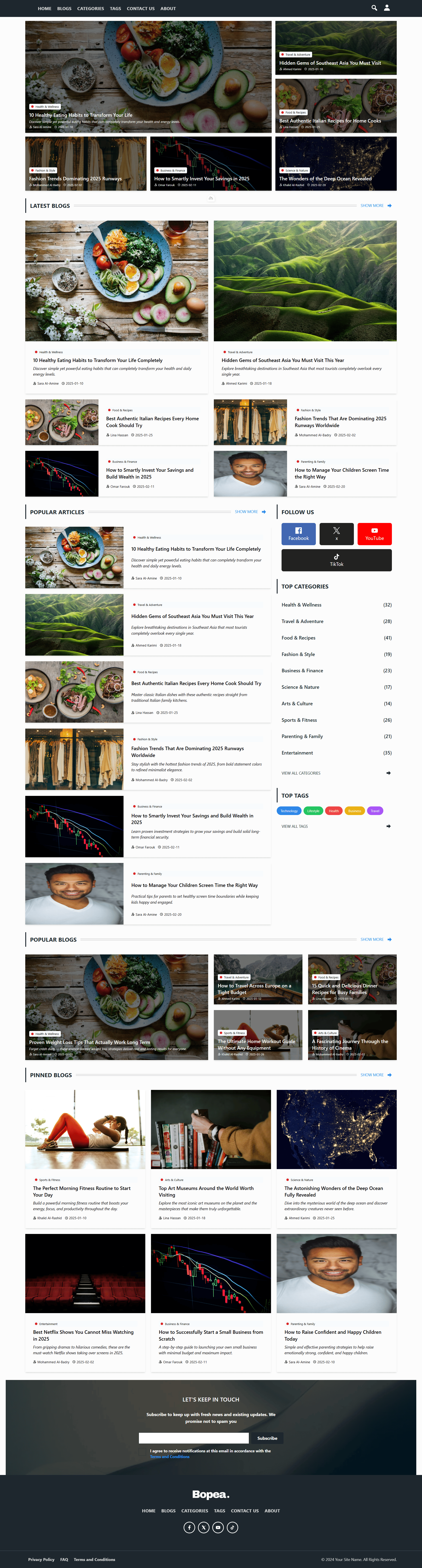 Blog Website — Nuxt 3